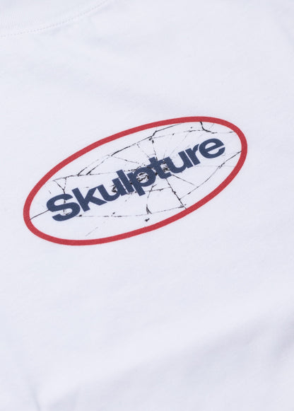 Shattered Mirror Tee, White