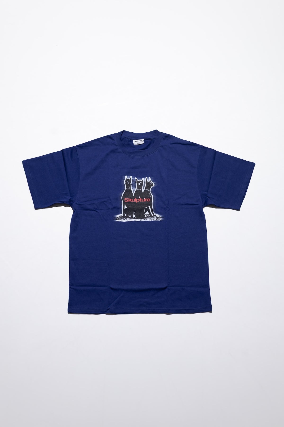 Doberman Dogs Tee, Indigo Blue