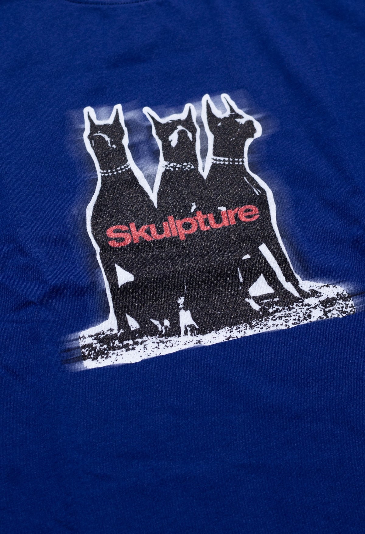 Doberman Dogs Tee, Indigo Blue
