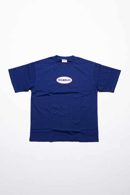 Shattered Mirror Tee, Indigo Blue