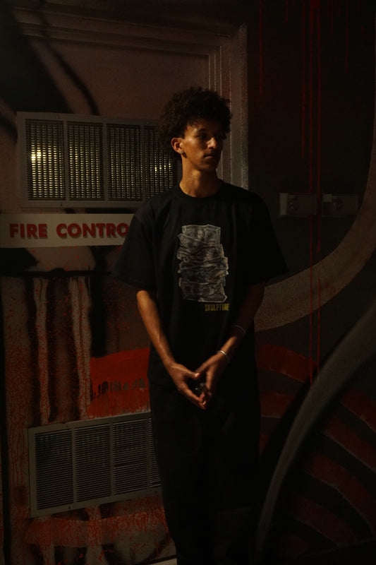 Money Bills Tee, Black