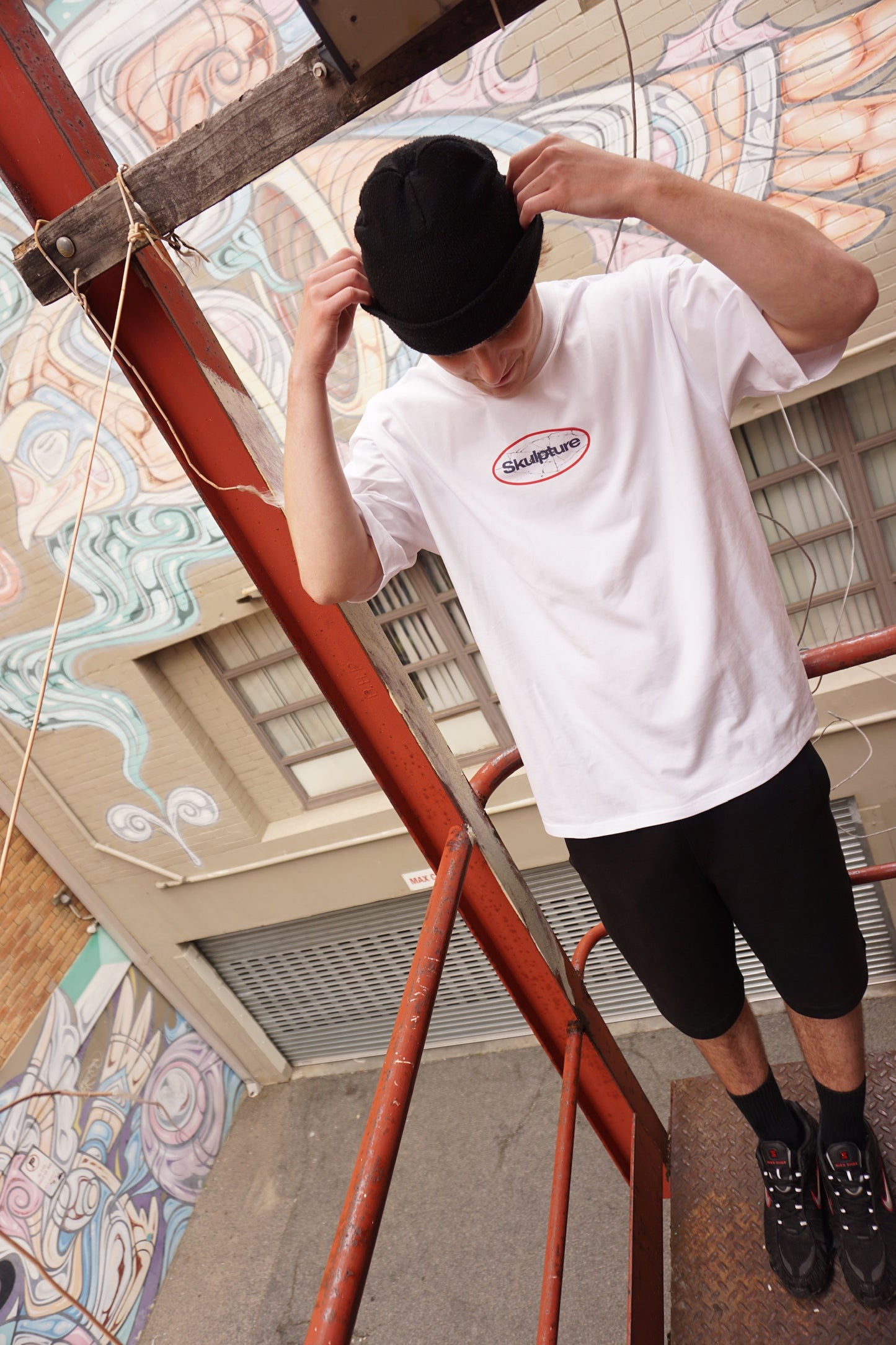 Shattered Mirror Tee, White