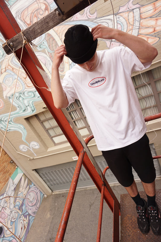 Shattered Mirror Tee, White