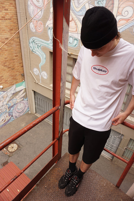 Shattered Mirror Tee, White